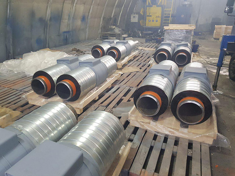 Стальные трубы в ППУ изоляции 80 мм производства «Альфа-тех» в Москве
